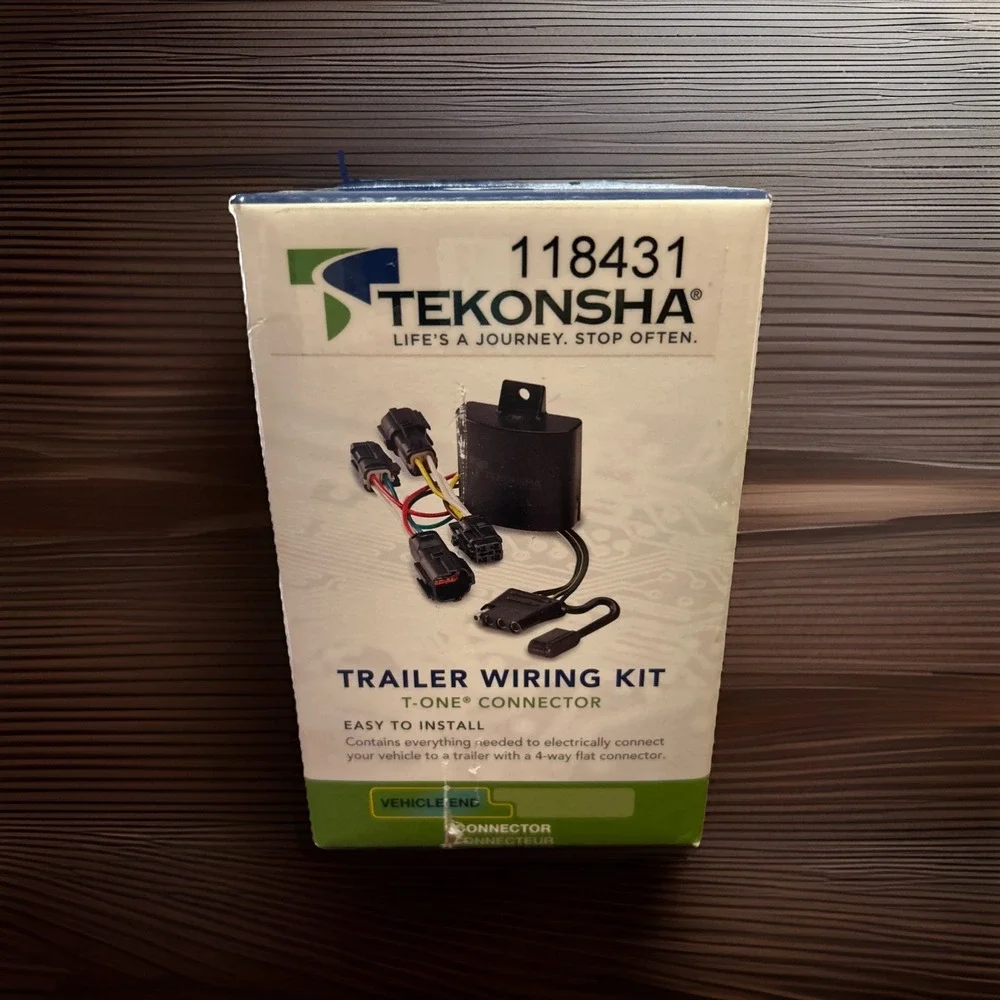 118431 TEKONSHA Trailer‎ Wiring Kit T-One Connector New